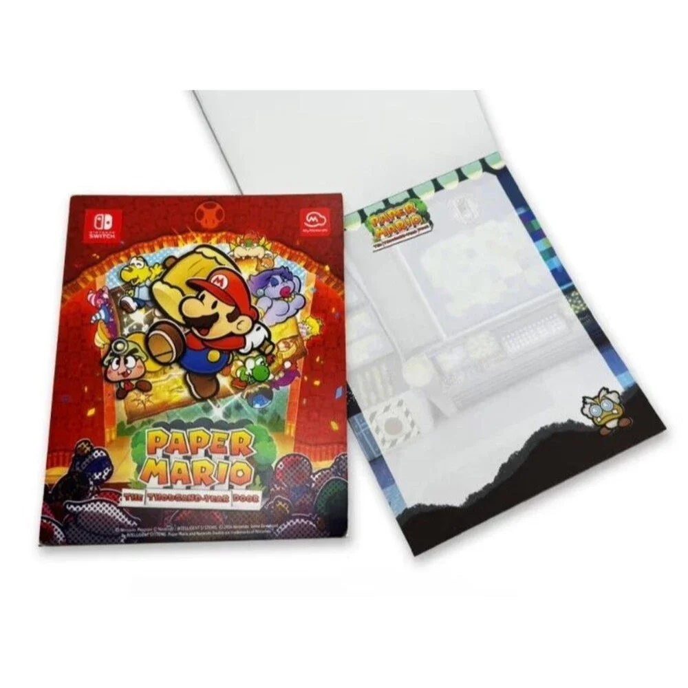 Paper Mario: The Thousand-Year Door Character Notepad Nintendo Rewards New [FL]
